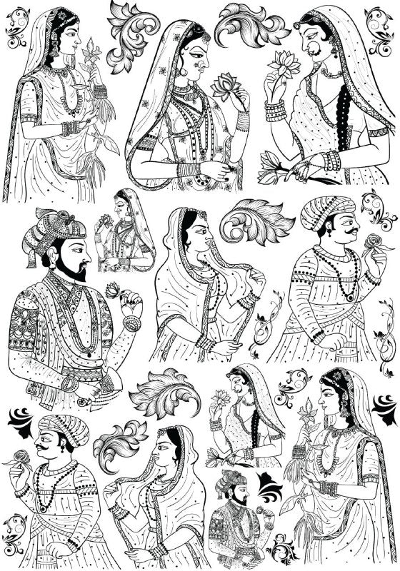 Porcelain print - Rounds (Instant Transfer Sheet)