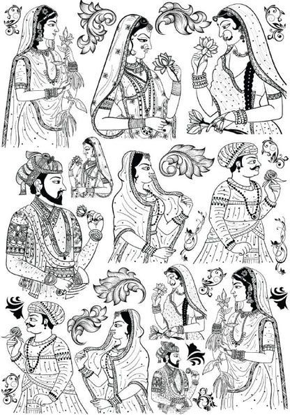 Porcelain print - Rounds (Instant Transfer Sheet)