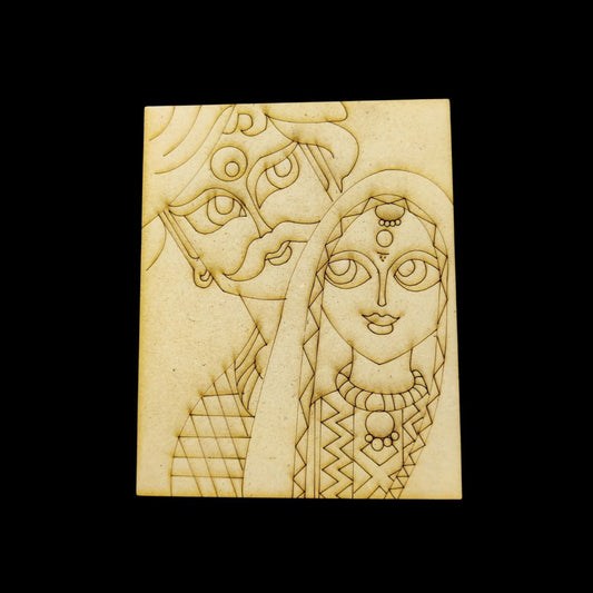 Rajasthani - FolkArt (Premarked Embellishments MDF)