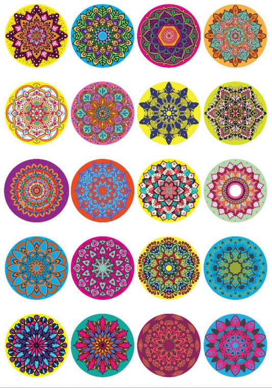 Rakhi mandala ( Instant Transfer sheet )