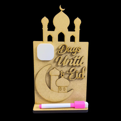 Ramadan Eid Countdown (MDF Desk set) Islamic Collection