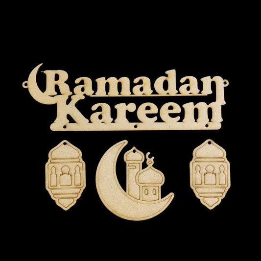 Ramadan Kareem (MDF Wall Hanging) Islamic Collection
