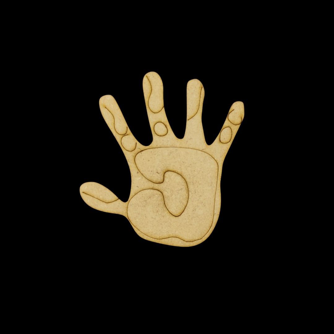 Rangeela Palm - Holi (MDF Premarked Base)