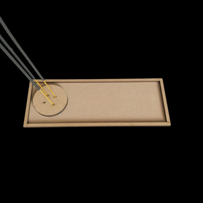 Rectangle Agarbatti-Incense Stick & Tealight Holder (MDF Festive)