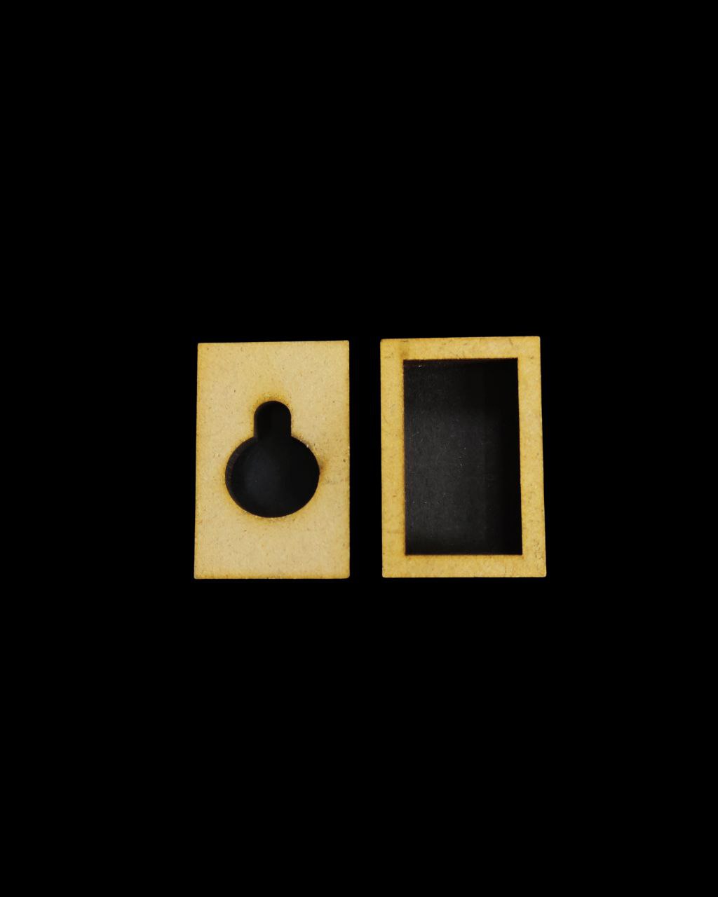 Rectangular ( MDF Hooks )