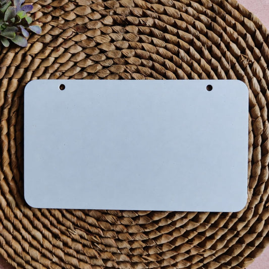 Rectangular Mini Name Plate Acrylic
