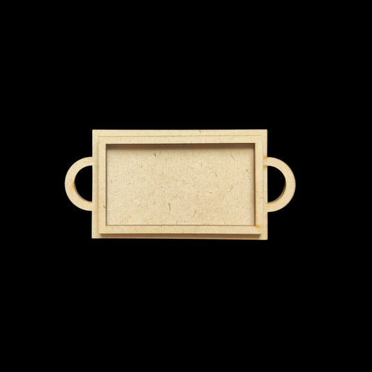 Rectangular plain Platter (MDF Mini Platter - Festive Collection)