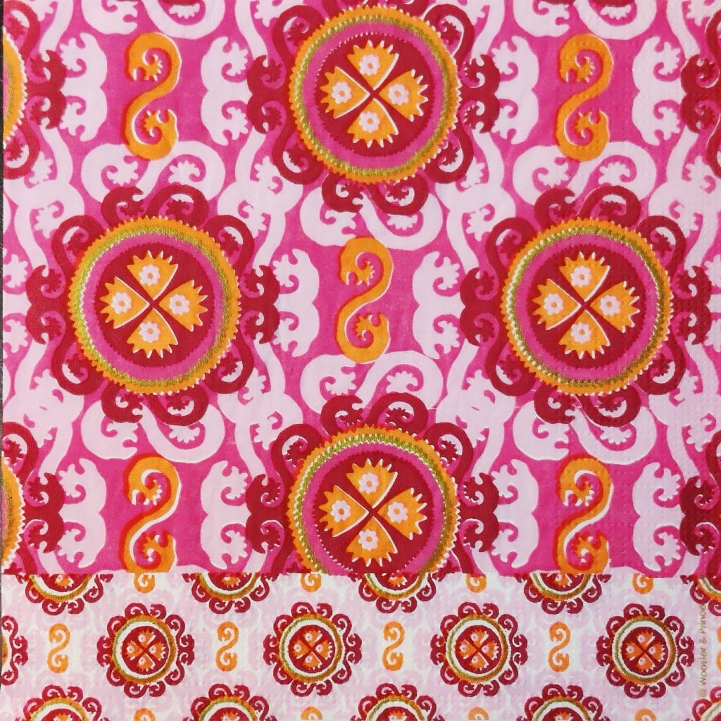 Red Pattern ( German Napkins Tissues )