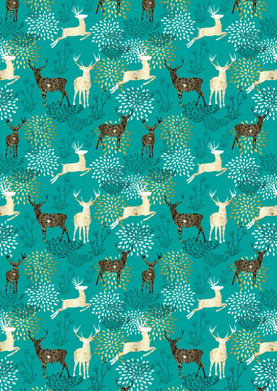 X-mas Tree - Seamless pattern ( Christmas - Decoupage Paper )