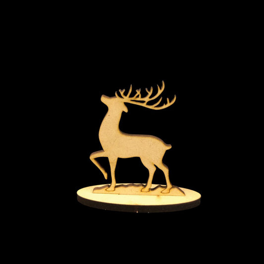 Reindeer Silhouette - Christmas Standees (MDF)