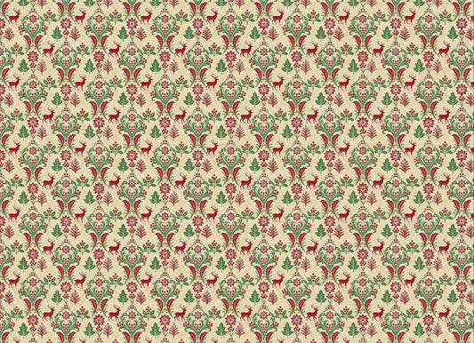 Reindeer - Xmas Napkin Print - Seamless (Instant Transfer Sheet) Horizontal