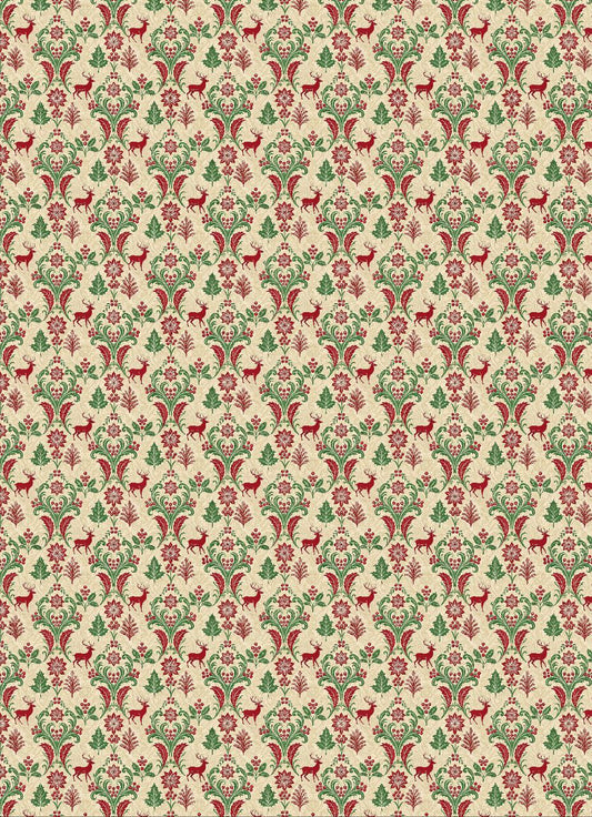 Reindeer - Xmas Napkin Print - Seamless (Instant Transfer Sheet) Vertical