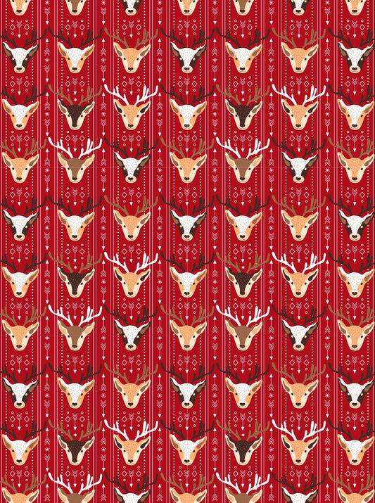 Reindeers - Seamless ( Christmas - Decoupage Sheet )