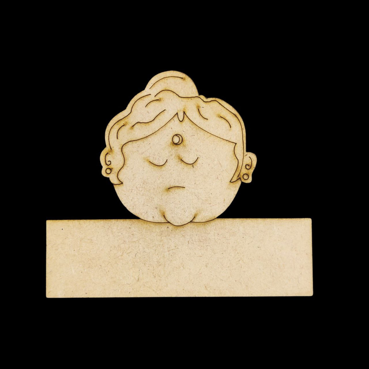 Relaxed Mom (MDF Mini Dialogue-Name Board) Celebrating Mothers