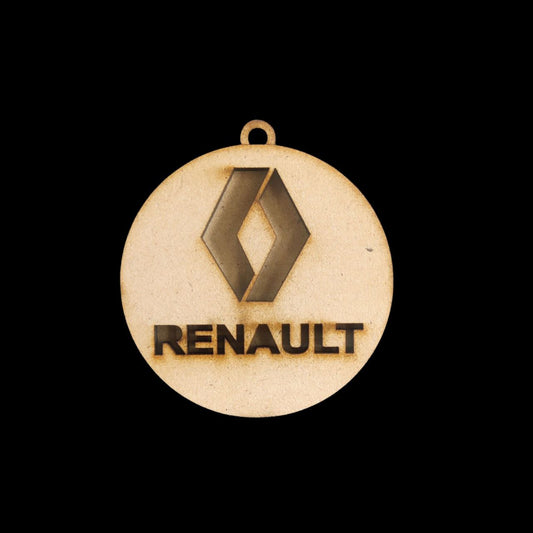 Renault - Car Logo ( MDF Keychain Base )