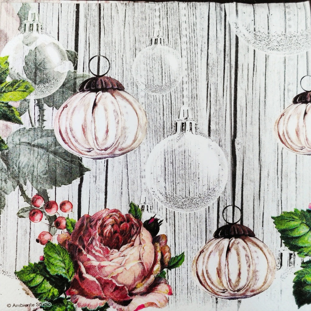 Rose Berries ( German Napkin Tissues  )