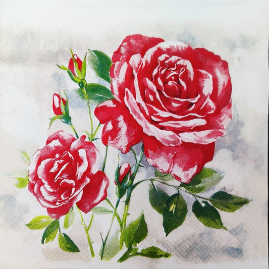 Rose red ( German Napkins Tissues )