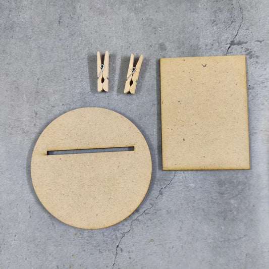 Round (MDF | Desk Photo | To Do List | Display Stand )