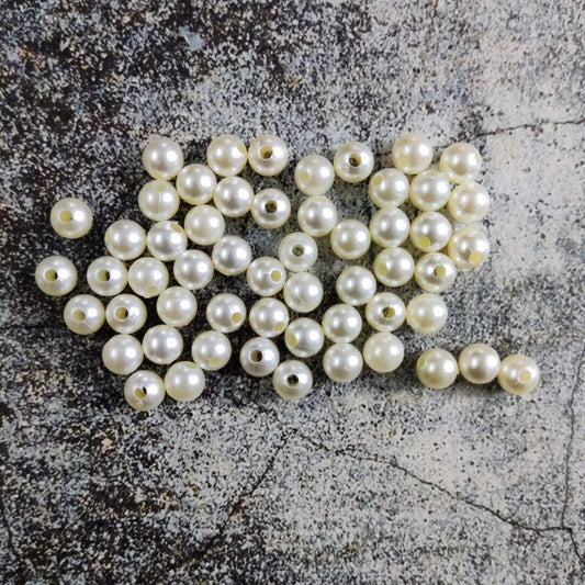 Pearl beads  - Round Acrylic (Art & Craft Embellishment)