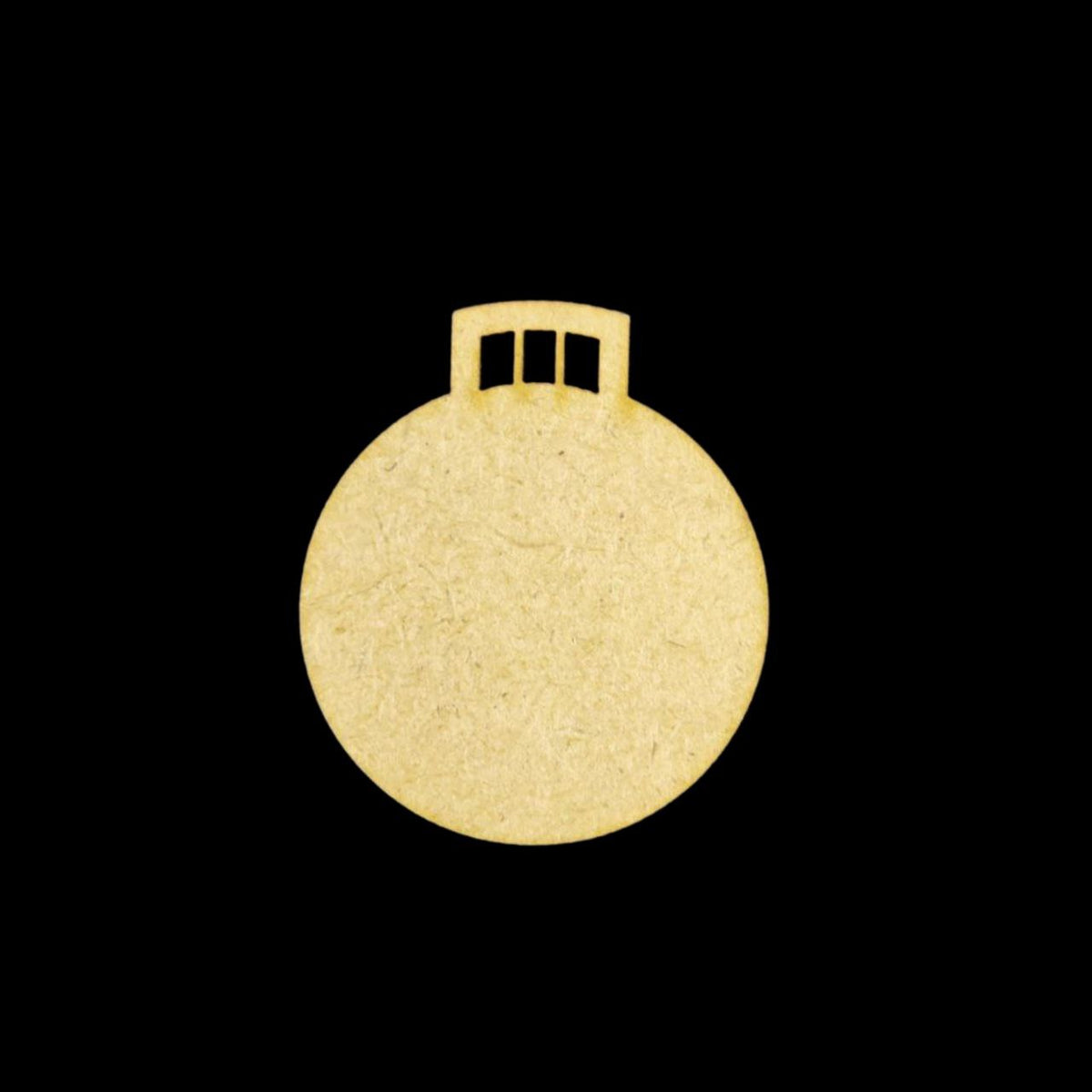 Round Bauble (MDF Christmas Ornament )