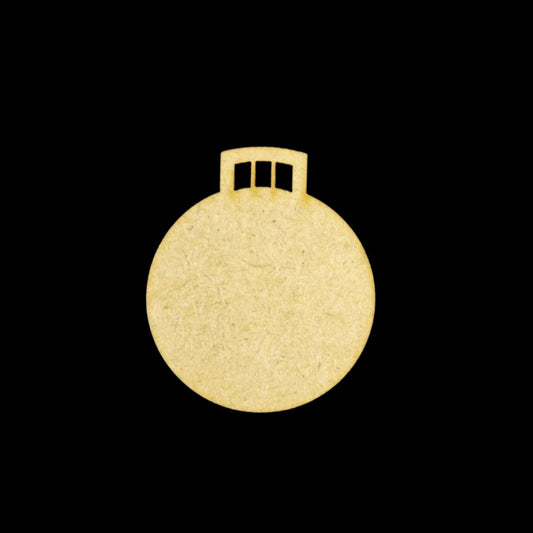 Round Bauble (MDF Christmas Ornament )