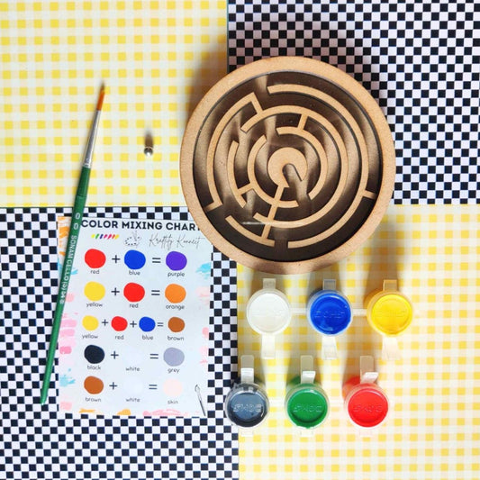 Round - DIY Maze Kit (MDF)
