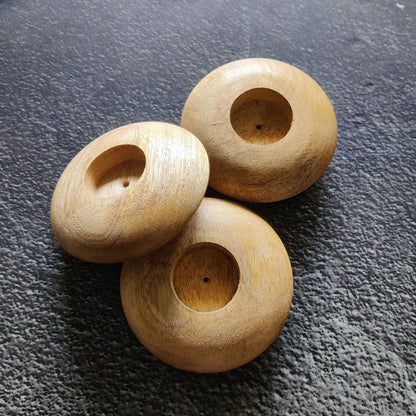 Round Disc - Mango wood Tealight Holder