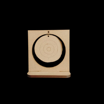 Round Evil Eye Symbol (MDF Desk Stand)