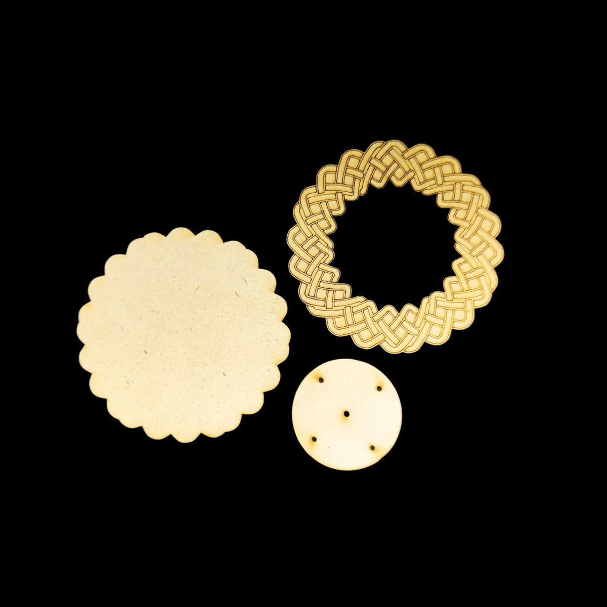 Round Fancy (Agarbatti stand - Incense stick holder - MDF)