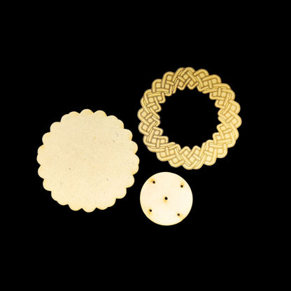 Round Fancy (Agarbatti stand - Incense stick holder - MDF)