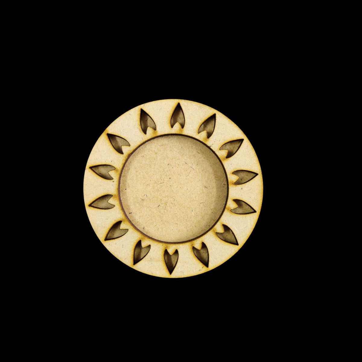 Round - Mini Cutwork - Diwali (MDF Tealight Holder) 4