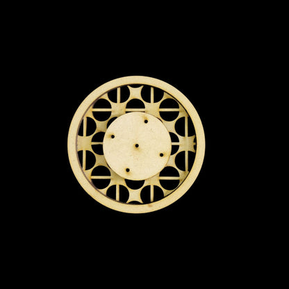 Round pattern (Agarbatti stand - Incense stick holder - MDF) Festive