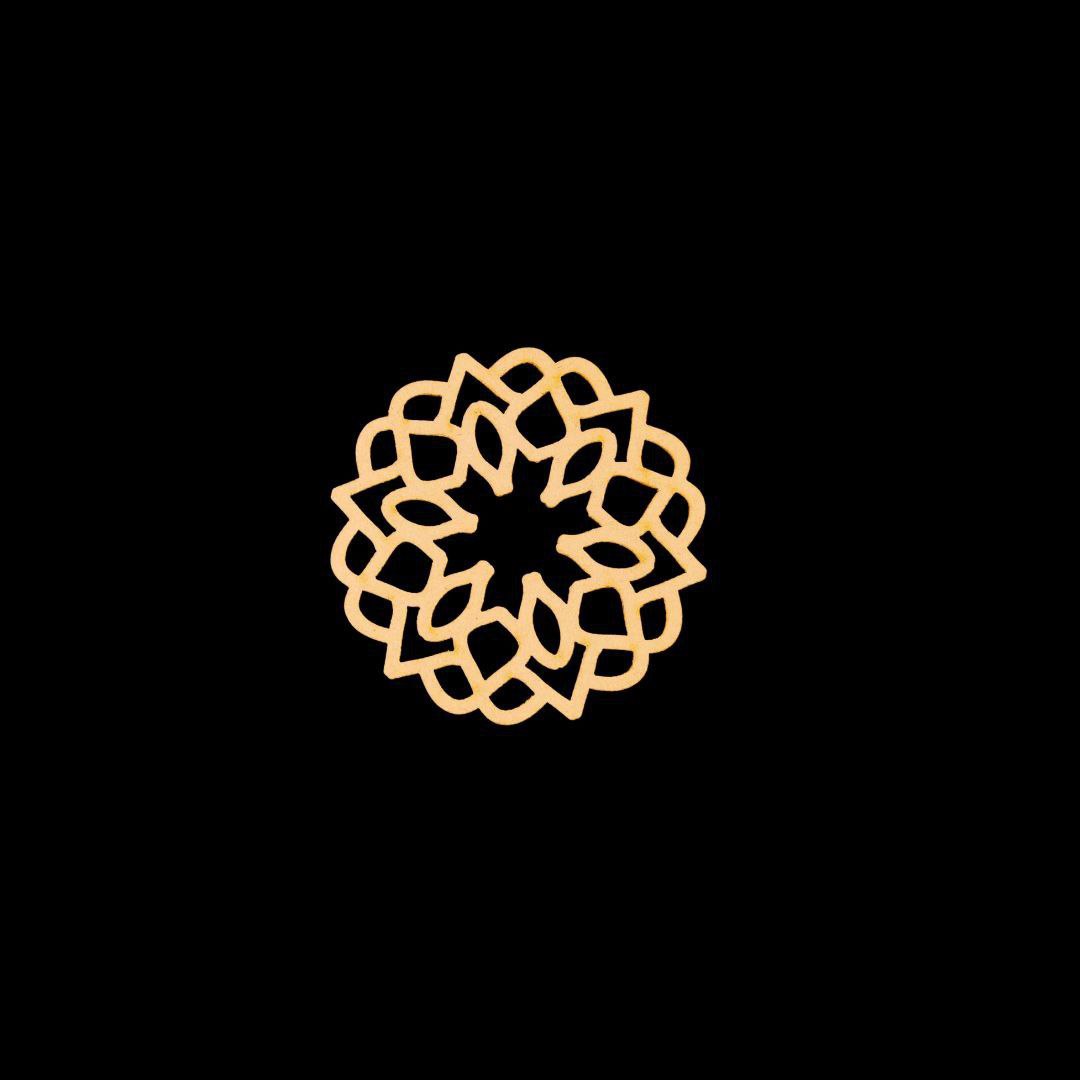 Round mandala (MDF rakhi Bases)