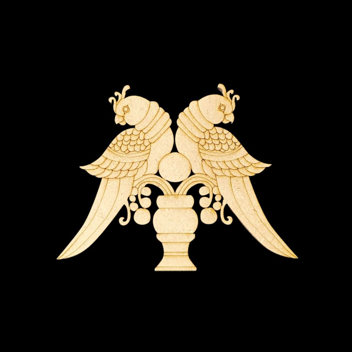 Royal Parrots - Premarked Base (MDF)