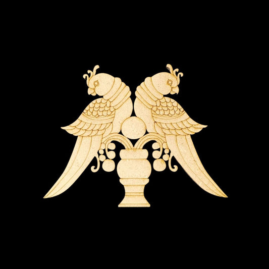 Royal Parrots - Premarked Base (MDF)