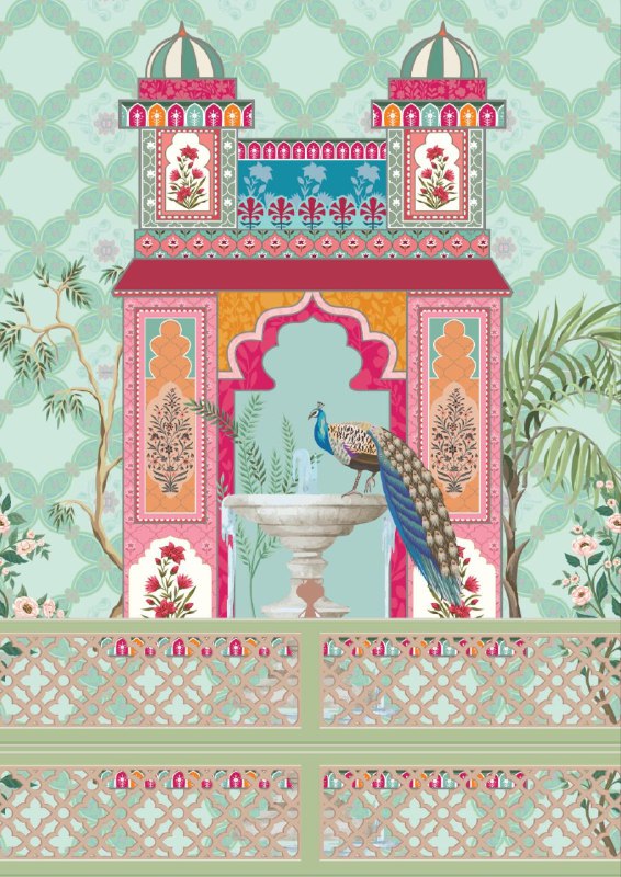 Royale Fauna (Decoupage Paper) )
