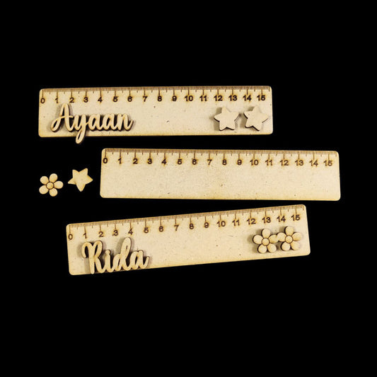 Ruler - Personalised Name (MDF)