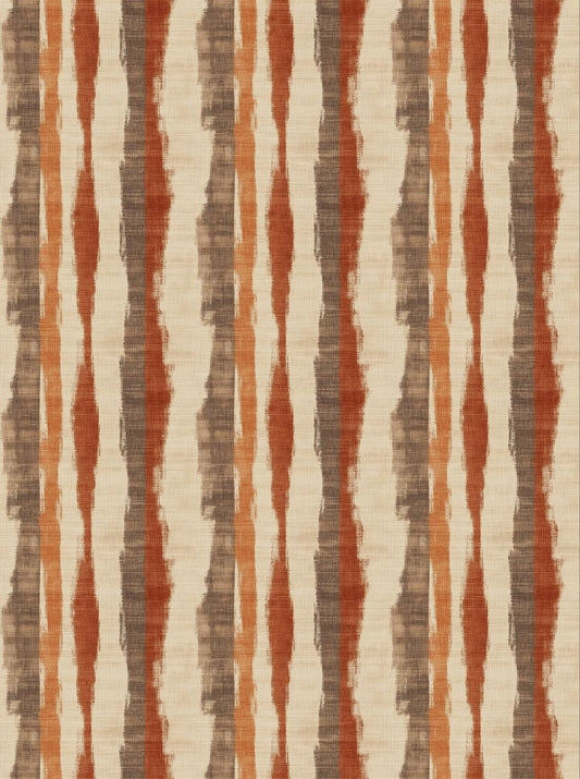 Rusty Bronze Ikat - Decoupage Paper Sheet