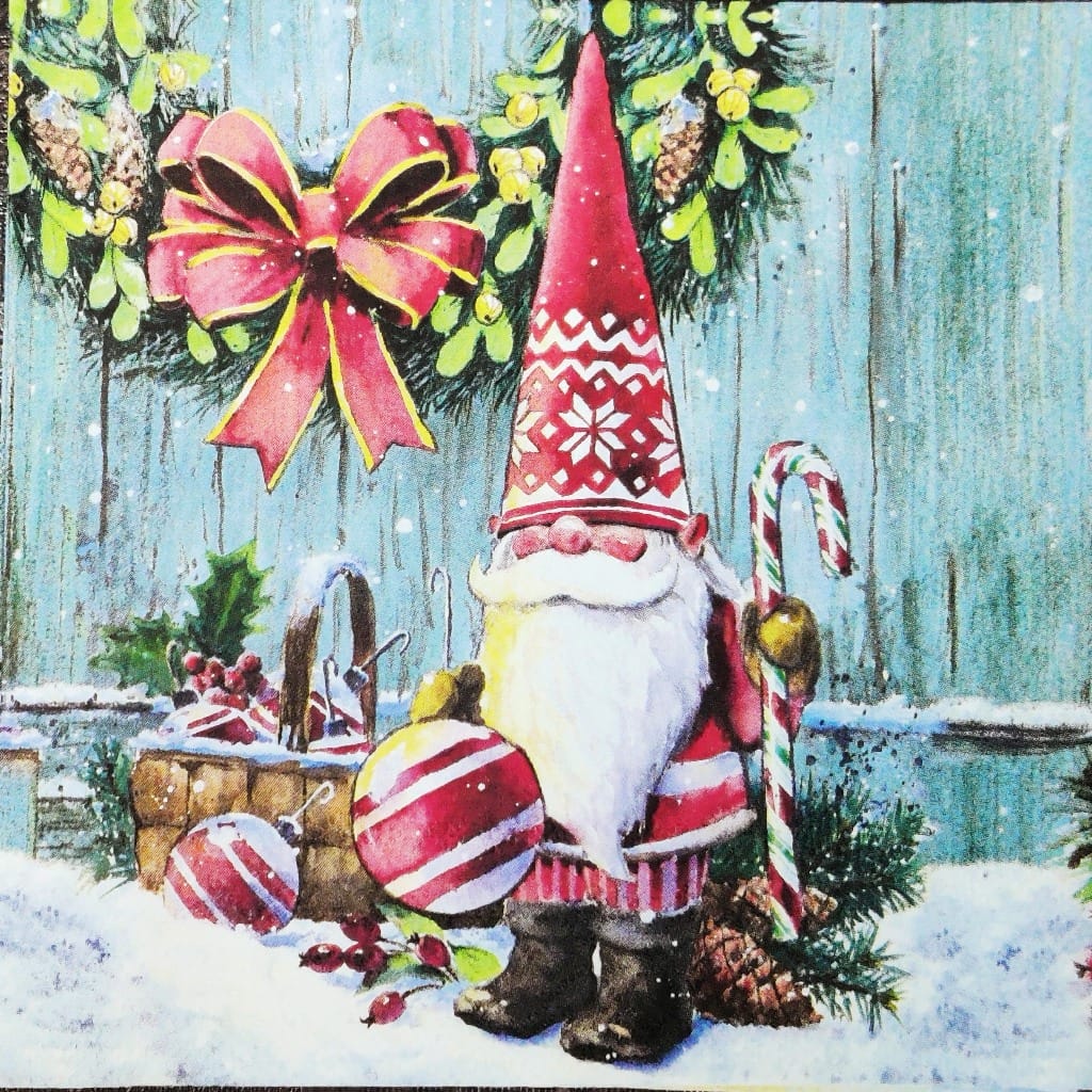 Toy Santa  Christmas ( German Napkins Tissues )