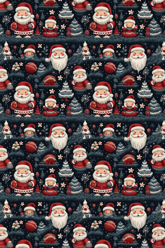 Santa world - Seamless (Christmas - Decoupage paper )