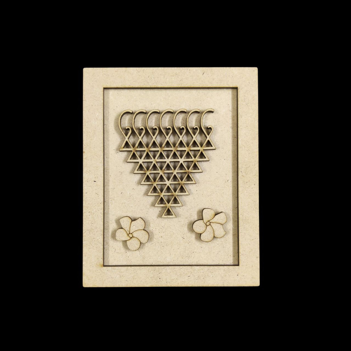 Saraswati Yantra Framed Base (MDF Festive)