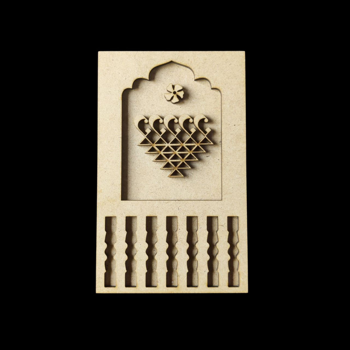 Saraswati Yantra Jharokha Base (MDF Festive) Makar Sankranti
