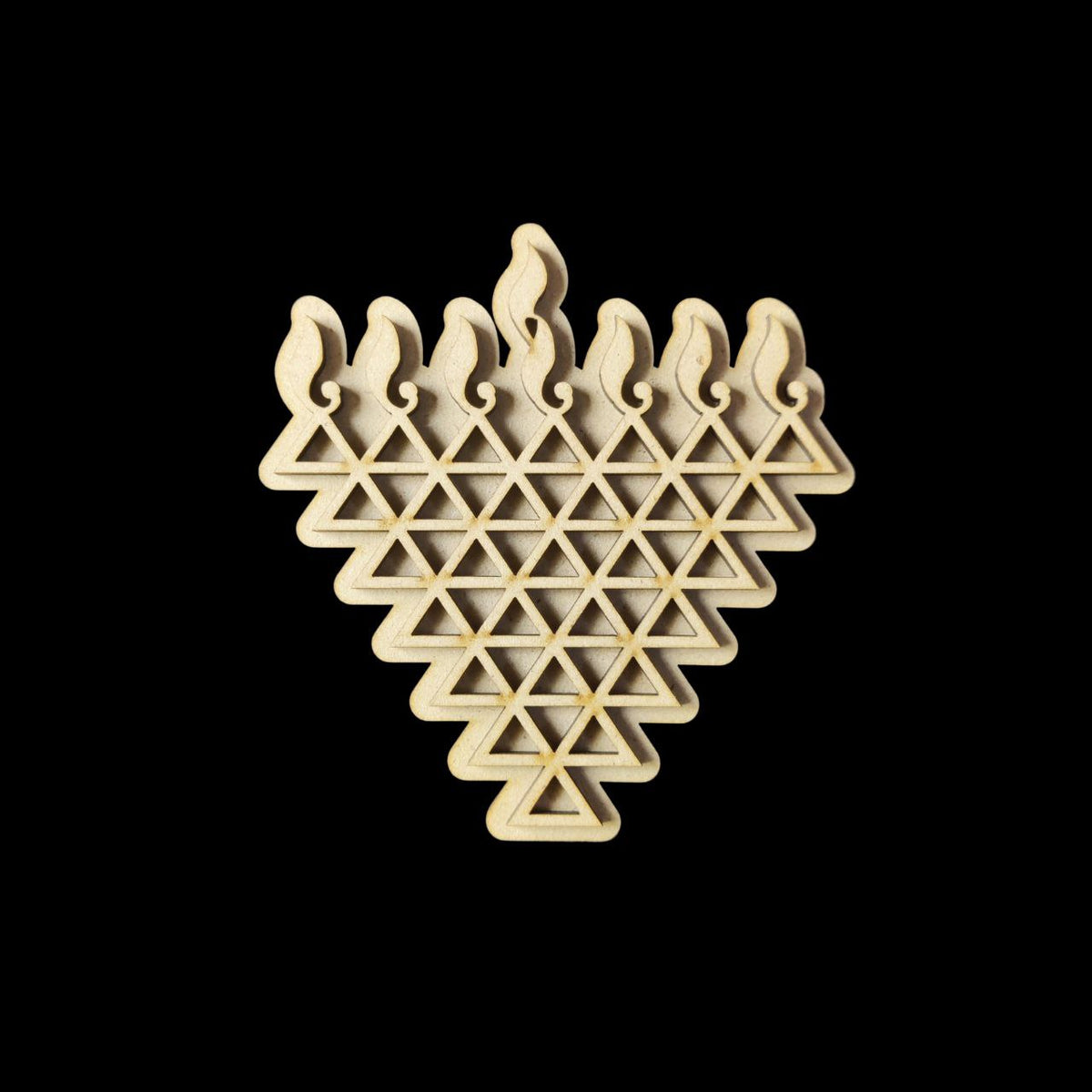 Saraswati Yantra Layered Base (MDF)