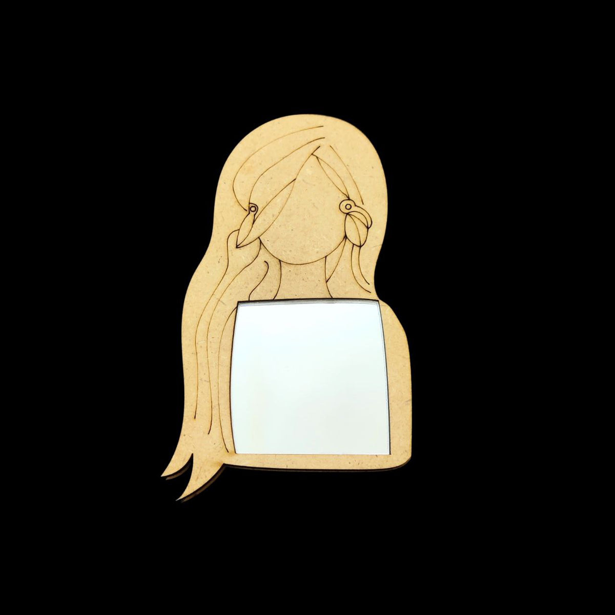 Sassy Chic - Mini Pocket Mirror with Acrylic (MDF Premarked Mirror Base)