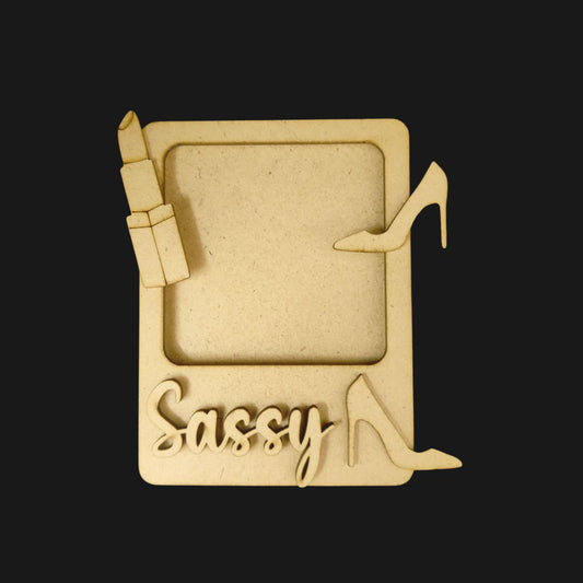 Sassy (MDF Fridge Magnet Base)
