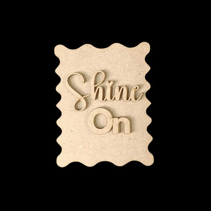 Wild Periwinkles - Earring Base (MDF)