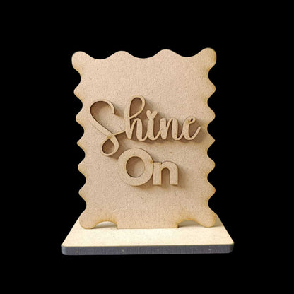 Shine On - Standee + Photo Notes Holder (MDF)