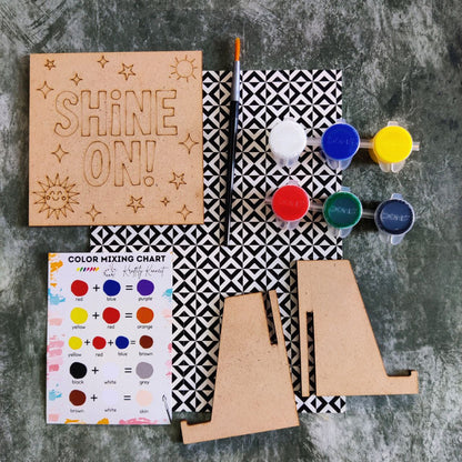 Shine On! (DIY Desk Decor Kit - Premarked MDF)