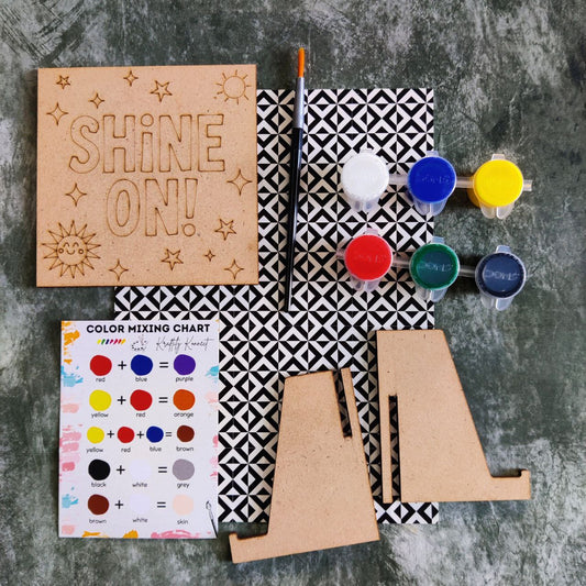 Shine On! (DIY Desk Decor Kit - Premarked MDF)