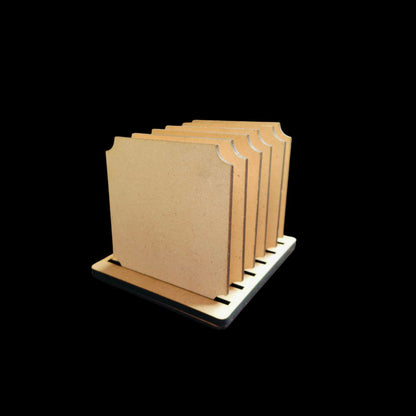 Square Pointed Coaster (MDF Blank)